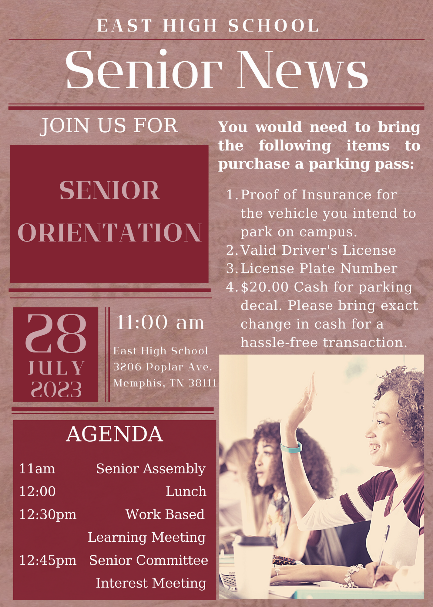 Senior Orientation